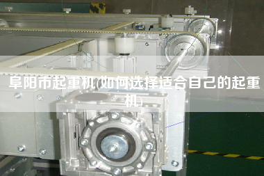 阜陽(yáng)市起重機(jī)(如何選擇適合自己的起重機(jī))