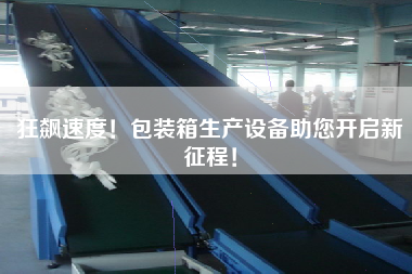 狂飆速度！包裝箱生產(chǎn)設(shè)備助您開啟新征程！