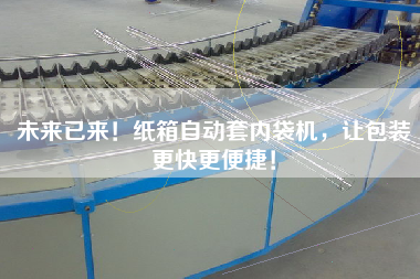 未來已來！紙箱自動套內袋機，讓包裝z快z便捷！