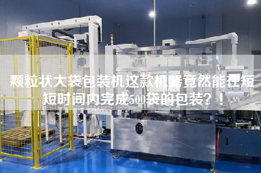 顆粒狀大袋包裝機這款機器竟然能在短短時間內完成500袋的包裝？！